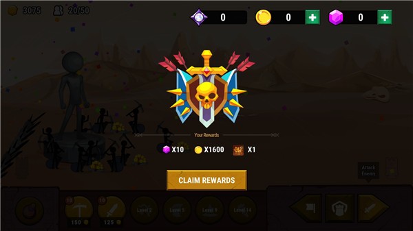 威尼斯人官方网站登陆战争王座之战官方版下载-威尼斯人官方网站登陆战争王座之战最新版本(Stick War)下载 v1.12.3 安卓版游戏画面3