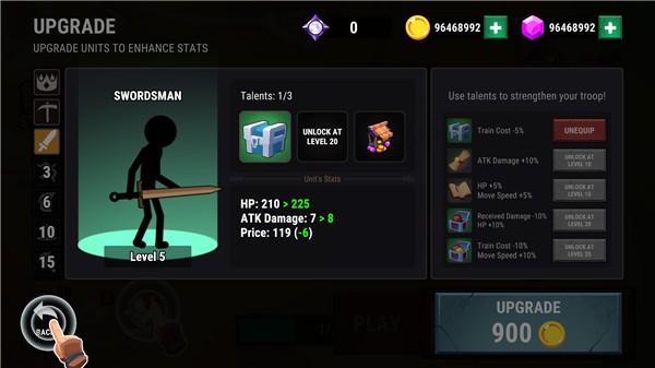 威尼斯人官方网站登陆战争王座之战官方版下载-威尼斯人官方网站登陆战争王座之战最新版本(Stick War)下载 v1.12.3 安卓版游戏画面1